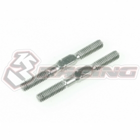 ▲チタン製ターンバックルM3 x 30 mm,3RAC-TR330（ゆうパケット）