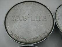 k9044 ZEUS LINE ゼウスライン アルミホイール用センターキャップ中古4個　LZ089　CAP_画像2