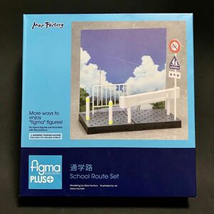 figmaPLUS 通学路 箱傷みあり マックスファクトリー グッドスマイルカンパニー 1/12 背景ジオラマ