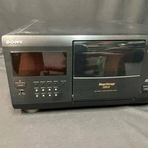 ☆ 中古 SONY ソニー CDプレイヤー CDP-CX200F 200枚チェンジャー レトロ 希少 動作確認済みの画像2