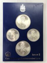 銀貨　カナダ モントリオールオリンピック　記念　プルーフ　セット　Issue2　1976年　送料無料　大型銀貨_画像1