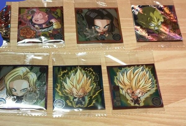 ドラゴンボール超戦士　ウエハース９シール　全6種6枚