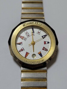  junk un- operation goods Corum Admiral z cup wristwatch 