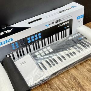 美品■USB MIDIキーボード フルサイズ49鍵 ALESIS V49 MKII アレシス マーク2 ベロシティ対応 ドラム8パッド 中古品■兵庫県姫路市発 G6