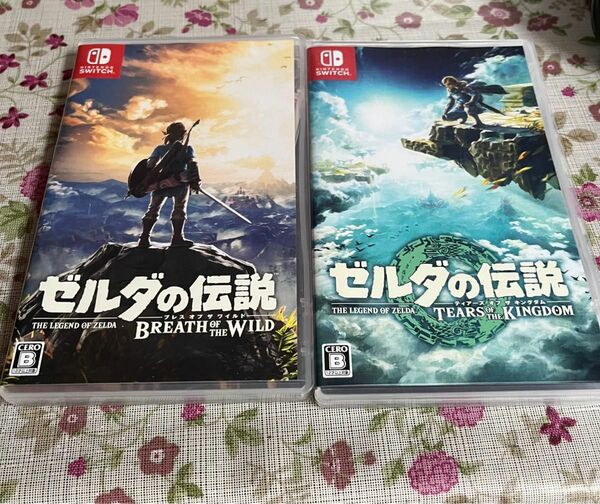 ゼルダの伝説 ブレスオブザワイルド　ティアーズオブキングダム　2本セット　ブレワイ　ティアキン