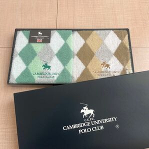 CAMBRIDGE UNIVERSITY POLO CLUB ハンドタオル 2枚セット