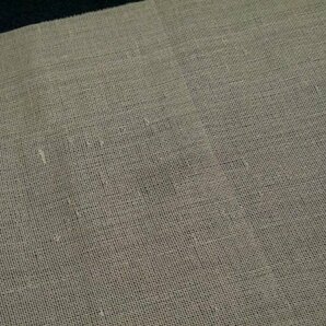 【KIRUKIRU】麻 生地 399×33cm ハギレ ベージュ 無地 反物 古布 古裂 生地 材料 リメイク ハンドメイド 手芸 裁縫の画像7