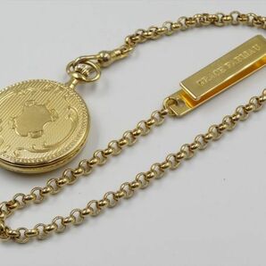 17914 GRACE FABLIAU グレースファブリオ 稼動品 懐中時計 スモセコ アンティーク シルバー字盤 時計 手巻き ケース41mmの画像4