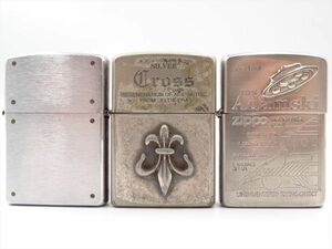 18288g ZIPPO ジッポー オイルライター シルバークロス アダムスキー 限定シリアル入り など おまとめ