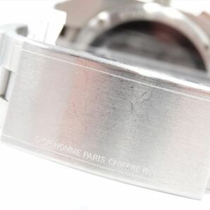 18219b Dior HOMME ディオールオム 稼動品 084610 シフルルージュ クロノグラフ メンズ 時計 AT ケース38mm 腕周り16.5cmの画像4