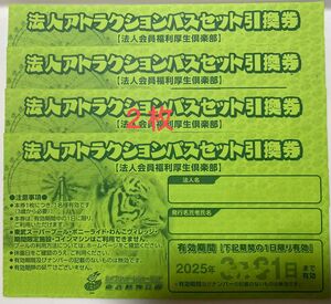 2枚セット アトラクションパスセット 東武動物公園 ワンデーパス 入園料+アトラクション乗り放題のセット 優待券 割引券