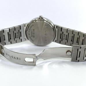 【 BVLGARI 】 ブルガリ BB33SS メンズ クォーツ 黒文字盤 腕時計 ■ 中古美品の画像9