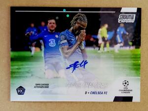 RC TOPPS 2021 2022 STADIUM CHROME TREVOH CHALOBAH 直筆サインカード　AUTO 