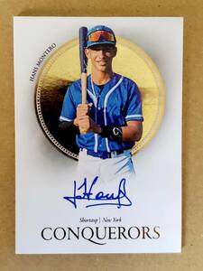 【/7】FUTERA 2020 HANS MONTERO PROSPECT 直筆サインカード AUTO 直書き　ON CARD AUTO ONYX