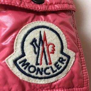 MONCLER モンクレール レディース ダウンジャケット ピンク ワッペン大きめ 0の画像4