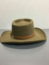 AKUBRA アクブラ ハット 帽子 高級ハット カーキ 57_画像3