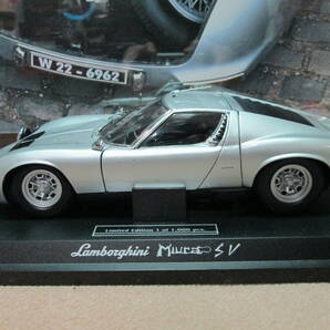 1/18 「Lamborghini Miura P400SV」！  「Silver」！！ 「京商」の画像3