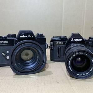 Canon F-1/AE-1 PROGRAM/AE-1/Nikon FM/EM/OLYMPUS OM-1/OM-2/MINOLTA/カメラ レンズ 動作未確認 まとめて ジャンク セット まとめ (519)の画像4