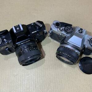 Canon AE-1 PROGRAM ×2個/AE-1 ×3個/OLYMPUS OM10/MINOLTA XE/X-7/カメラ レンズ 大量 動作未確認 まとめて ジャンク セット まとめ (551の画像7