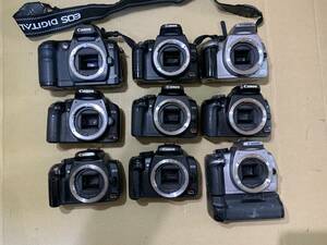 【9個】キャノン Canon EOS D60/Kiss X2/Kiss Digital N/X/デジタルカメラ 動作未確認 まとめて ジャンク セット まとめ (562)