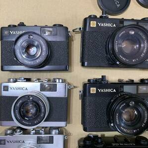 【11個】ヤシカ YASHICA ELECTRO 35 MC ×4個/CC ×5個/CCN WIDE ×2個/大量 カメラ 動作未確認 まとめて ジャンク セット まとめ (569)の画像2