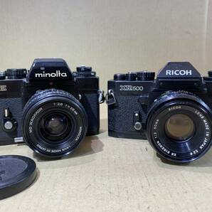 Canon AV-1/AL-1/EF/PENTAX ME/Minolta XE/X-7/RICOH/Petri/フィルムカメラ レンズ 大量 動作未確認 まとめて ジャンク セット まとめ (585の画像6