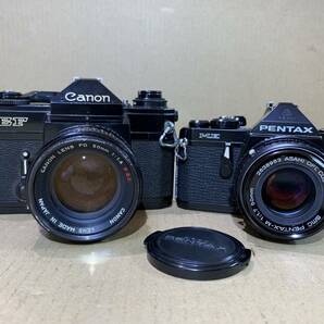 Canon AV-1/AL-1/EF/PENTAX ME/Minolta XE/X-7/RICOH/Petri/フィルムカメラ レンズ 大量 動作未確認 まとめて ジャンク セット まとめ (585の画像4