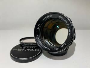 [ beautiful ] Pentax PENTAX Super-Multi-Coated TAKUMAR 85mm F1.8 M42 large diameter lens (596)