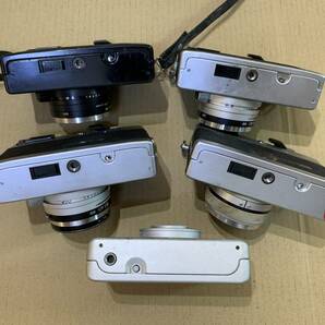 【5個】キャノン Canon Canonet QL17/demi EE28/Canonet 28 レンジファインダーカメラ 動作未確認 まとめて ジャンク セット まとめ (600)の画像9