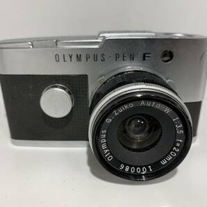 【ジャンク】オリンパス OLYMPUS PEN FT /Olympus G.Zuiko Auto-W 20mm F3.5 カメラ レンズ セット 現状品 (640)の画像1