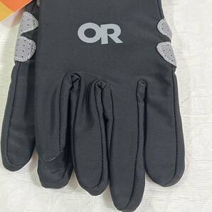 新品42 OUTDOOR RESEARCH 夏用薄手速乾トレッキンググローブ 黒Mの画像3