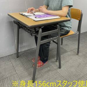 ◆管3404◆自社便対応地域あり◆第一工業製◆学童机5.5号学童椅子5.5号(旧JIS規格1号) 20組セット◆学校 学習塾等156～179センチ対応の画像10