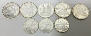 【37015-1】ロシア CCCP モスクワオリンピック 記念硬貨 10ルーブル 5ルーブル 銀貨おまとめ　計8枚 総重量約216g
