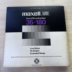 maxell UD XLⅠ オープンリールテープ サウンドレコーディングテープ35-180 35-180B 2点の画像2