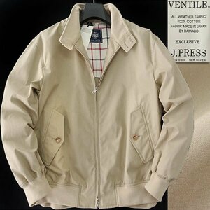 新品 4.7万 ジェイプレス VENTILE スイングトップ ブルゾン M ベージュ 【J46365】 J.PRESS ハリントン ジャケット 春夏 メンズ G9