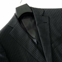 新品 スーツカンパニー 春夏 ピンドット トロピカル ウール スーツ A7(LL) 濃灰 【J43908】 180-6D セットアップ ストレッチ メンズ_画像4