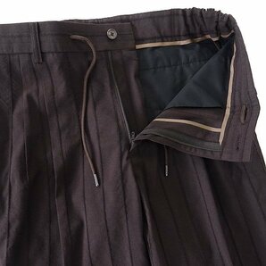 新品 ドールオム 阪急メンズ イタリア生地 MARZOTTO 春夏 ストレッチ スーツ A7(XL) 茶 【J41150】 D'or Homme メンズ ストライプの画像8