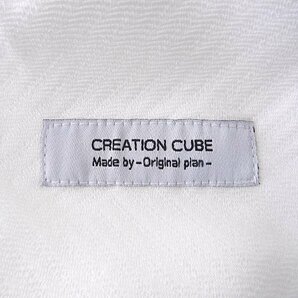 新品 クリエーションキューブ フクレジャカード ジョガー パンツ L 白 【3731-325_10B】 CREATION CUBE ジャージー メンズ 幾何学柄の画像9