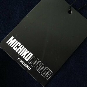 新品 ミチコロンドン 春秋 スウェット ハーフジップ トレーナー M 紺 【ML9W-R351_NA】 MICHIKO LONDON KOSHINO メンズ ロゴ ワッペンの画像8