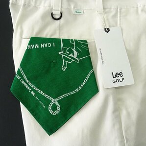 新品 1.5万 Lee GOLF リー Leesures PANTS リージャーズ ストレッチ パンツ L 白 【P25235】 ゴルフ メンズ バンダナ付き チノパンの画像7