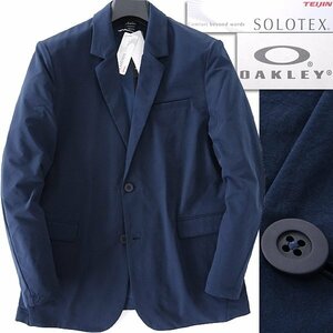 新品 オークリー ENHANCE TAILORED JACKET 吸汗速乾 SOLOTEX ストレッチ ジャケット M 紺 【J49280】 OAKLEY ブレザー 春夏 メンズ