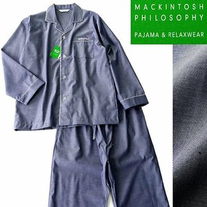  new goods Macintosh firosofi- car n blur - setup pyjamas L navy blue [J58435] made in Japan men's spring summer pants piping 