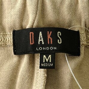 新品 ダックス 日本製 サイドライン ライト スウェット パンツ L ベージュ 【P27644】 DAKS LONDON スムース ジャージー ロゴの画像9