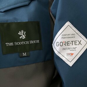 新品 6.1万 スコッチハウス 80周年記念 GORE-TEX ハリントン ジャケット M 青 【J42236】 メンズ HADRIAN ブルゾン スウィングトップの画像10