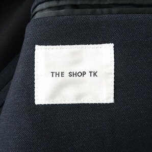 新品 タケオキクチ 2WAY ストレッチ ウォッシャブル ジャージー ジャケット XL 紺 【J48274】 THE SHOP TK ブレザー メンズの画像9