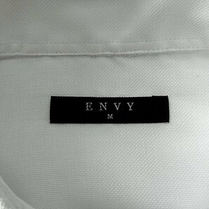 新品 山喜 エンビオム ストレッチ ファインクロス ドレス シャツ L 白 【HJD559_1】 ENVY HOMME メンズ 長袖 吸水速乾 イージーケアの画像8