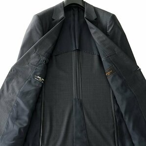 新品 エムエフエディトリアル SHINY WOOL ストレッチ 3ピース スーツ A8(2XL) 濃灰 【J45829】 m.f.editorial 春夏 セットアップ メンズの画像3