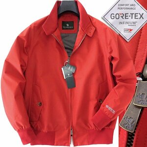 新品 6.1万 スコッチハウス 80周年記念 GORE-TEX ハリントン ジャケット L 橙 【J57223】 メンズ HADRIAN ブルゾン スウィングトップ