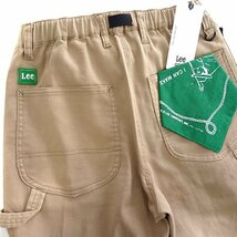 新品 1.6万 Lee GOLF リー 撥水 速乾 ストレッチ テーパード パンツ M ベージュ 【P22285】 Play Pants ゴルフ メンズ バンダナ付き カルゼ_画像7