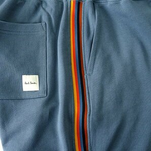 新品 ポールスミス アーティストストライプ 裏毛 スウェット ジョガーパンツ M 薄青 【P27515】 Paul Smith メンズ ストレッチ パンツの画像6